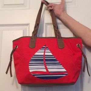 Croft & Barrow sailboat tote